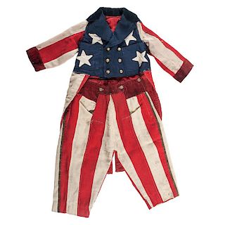 19th Century Boy's Patriotic US Flag Costume