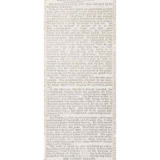 New-York Semi-Weekly Tribune, Early Printing of Lincoln's Gettysburg Address
