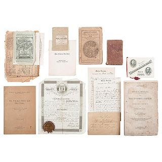 Lee-Fendall-Miller Family Archive, Collection of Correspondence and Ephemera Related to Distinguished Families of Virginia