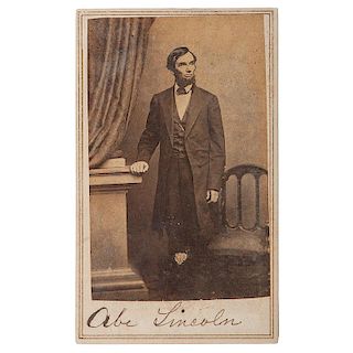 Abraham Lincoln CDV by Thomas Le Mere