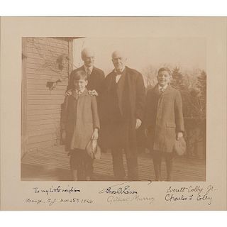 Thomas Edison Signed and Inscribed Photograph