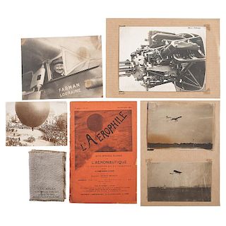 Leon Molon Famous Early French Aviator Archive