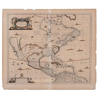 Jansson, Important Early Map of North America
