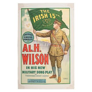 The Irish 15th, Musical Play Poster by Strobridge Litho Co.