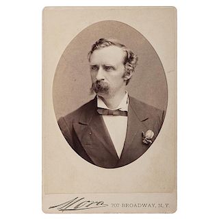 George Armstrong Custer Cabinet Card by Mora