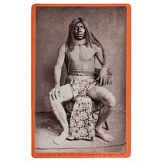 E.A. Bonine, Two Boudoir Photographs of Yuma Indians