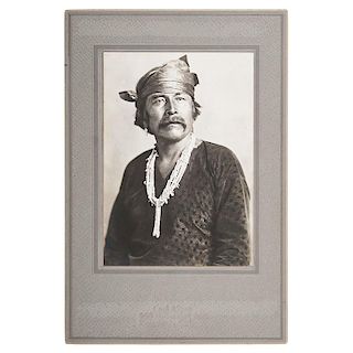 Carl Moon Boudoir Card Photograph Vicenti, Chief of the Navajos