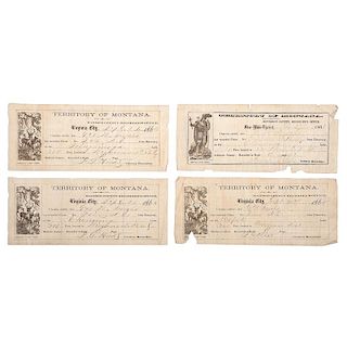 Montana Mining Claim Receipts, 1863-1866