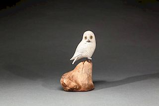 Miniature Snowy Owl