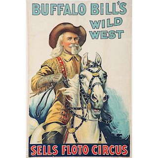 Buffalo Bill's Wild West and Sells Floto Circus Poster