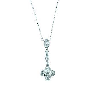 Tiffany & Co. Art Deco Style Diamond Necklace