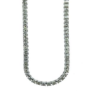 Impressive 14K 19.04 Carats Diamond Necklace