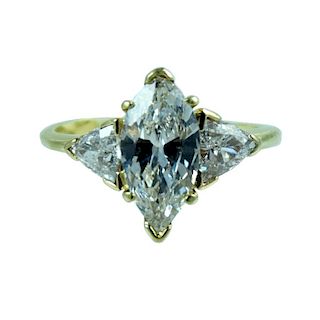 14 Karat Approx. 3.00CTS Diamond Engagement Ring