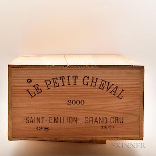 Chateau Le Petit Cheval 2000, 12 bottles (owc)