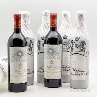 Chateau Mouton Rothschild 2002, 6 bottles