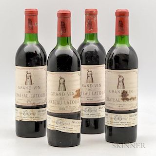 Chateau Latour 1970, 4 bottles