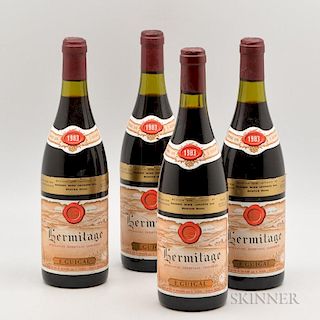 Guigal Hermitage 1983, 4 bottles