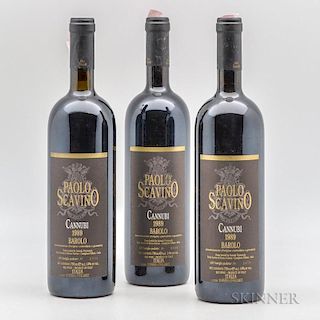 Paolo Scavino Barolo Cannubi 1989, 3 bottles