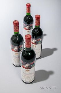 Chateau Mouton Rothschild 1985, 4 bottles