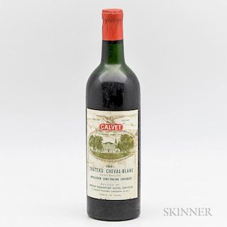 Chateau Cheval Blanc 1961, 1 bottle