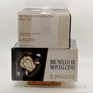 Poggione Brunello di Montalcino 2012, 12 bottles (2 x oc)