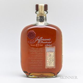 Jefferson's Presidential Select 17 Years Old 1991, 1 750ml bottle