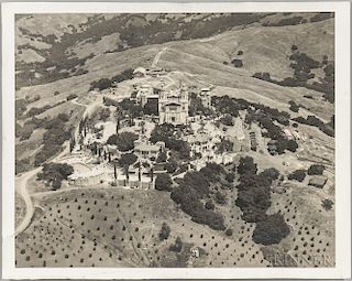 Hearst, William Randolph (1863-1951) Hearst Castle, Large Archive of Photographs, 1930s. Approximately sixty black-and-white