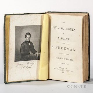 Abolition of Slavery, Two Titles from the 1850s. Autographs for Freedom, edited by Julia Griffiths, Auburn: Alden, Beardsley