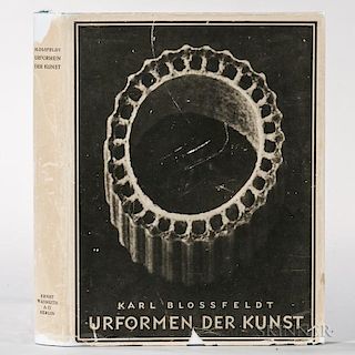 Blossfeldt, Karl (1865-1932) Urformen der Kunst. Berlin: Wasmuth, 1929. First edition, illustrated, bound in publisher's full