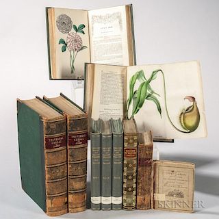 Botany, Five Titles in Ten Volumes, Including: Thomas Green's Universal Herbal; or, Botanical, Medical, and Agricultural Dict