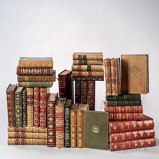 Decorative Bindings and Sets, Approximately Thirty-seven Volumes.