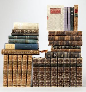 Decorative Bindings, Sets, Thirty-two Volumes, Groups of Sets and Single Volumes.