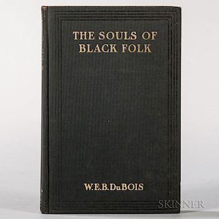 Du Bois, W.E. Burghardt (1868-1963) The Souls of Black Folk.