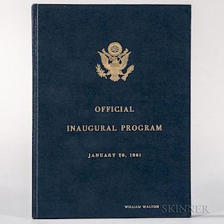 Kennedy, John Fitzgerald (1917-1963) and Lyndon B. Johnson (1908-1973) Official Program Inaugural Ceremonies, Limited Edition