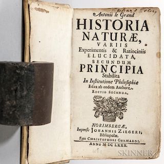 Le Grand, Antoine (d. 1699) Historia Naturae.