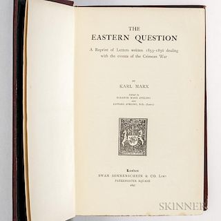 Marx, Karl (1818-1883) The Eastern Question.