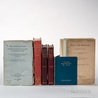 Osler, William (1849-1919) Four Books and Four Pamphlets.