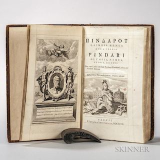 Pindar (c. 522-c. 446 B.C.) Olympia, Nemea, Pythia, Isthmia.   Edited by Robert Welsted (1671-1735) and Richard West (1672-17