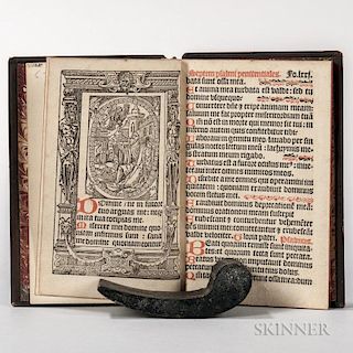Prayerbook Fragment Printed on Paper.