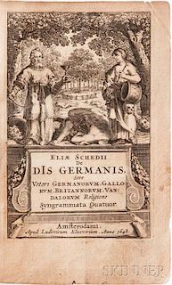 Schedius, Elias (1615-1641) De Dis Germanis, sive Veteri Germanorum, Gallorum, Britannorum, Vandalorum Religione Syngrammata