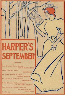 Penfield, Edward (1866-1925) Harper's September   [1895] Poster.