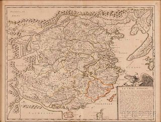 China. Nicolas Sanson (1600-1667) La Chine Royaume.