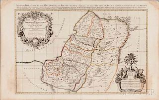 Israel. Alexis Hubert Jaillot (1632-1712) Judaea seu Terra Sancta, quae Hebraeorum, sive Israelitarum Terra.