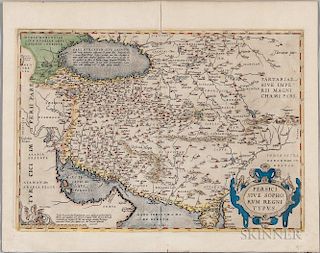 Persia. Abraham Ortelius (1527-1598) Persici sive Sophorum Regni Typus.