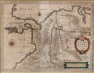 South America. Willem Janszoon Blaeu (1571-1638) Terra Firma et Novum Regnum Granatense et Popayan.