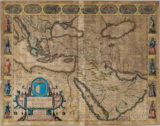 Turkey. John Speed (1552-1629) The Turkish Empire.