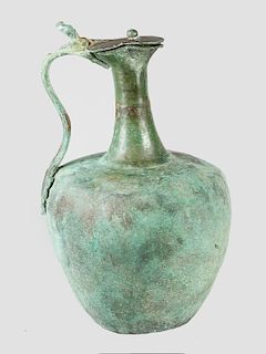 A bronze wine jug in ancient style