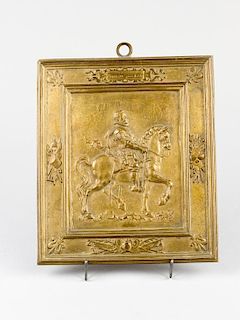 Bronze plaque of Maximilian Prince ?Austria (1527-1576)