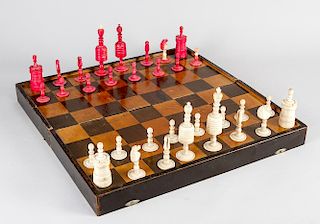 An Angloindian chess set