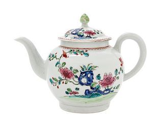 An English Porcelain Teapot 5 1/2 inches.